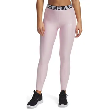 Dámské legíny Dámské legíny UNDER ARMOUR-HeatGear Rib Legging-PNK Růžová XS
