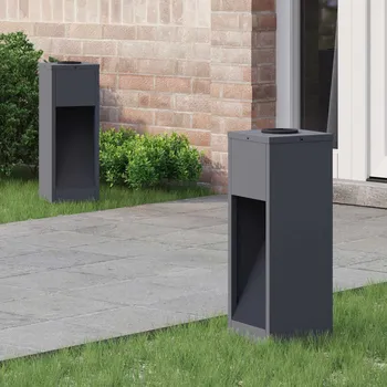 Venkovní osvětlení Solární LED osvětlení cesty 2 pcs Antracit