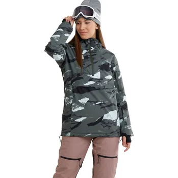 Dámská lyžařská bunda FUNDANGO-Birch Anorak-565-moss Zelená S