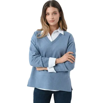 Dámský svetr Dámský svetr VOLCANO-S-NOVA-601-Blue Modrá XS