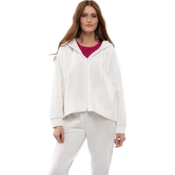 Dámská mikina Dámská zateplená mikina se zipem VOLCANO-TIFFI-101-CREAM Béžová S