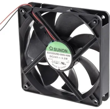 Počítačové chlazení Sunon DC axiální ventilátor 120×120×25 mm, 24 V DC, 40.5 dB EEC0252B2-000U-A99