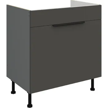 Stolarz Lempert Dolní kuchyňská skříňka Aria ANT 80 ZL 1S BB PREMIUM BOX Zvolte barvu dvířek: grafit.