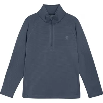 Chlapecká mikina Dětská lyžařská flísová mikina COLOR KIDS-Fleece Pulli - Stretch-7842-Stormy Weather Šedá 116