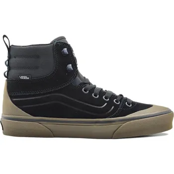 Pánská vycházková obuv VANS-MN Ashwood HI (Suede/Canvas) black/gum Černá 44,5