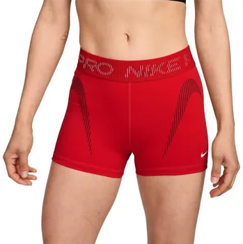 Dámské kraťasy Dámské tréninkové kraťasy NIKE PRO-W NP DF MR 3IN SHORT TT GRX-657-Red Červená S
