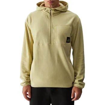 Pánská mikina Pánská flísová mikina se zipem 4F-FLEECE-WAW24TFLEM252-44S-OLIVE Zelená XXL