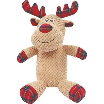Hračka pro psa M-Pets Vánoční plyšová hračka sob Dasher 30 cm