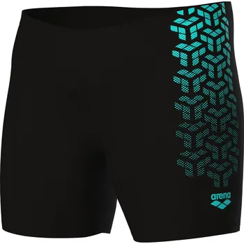 Pánské plavky Pánské 3/4 plavecké plavky ARENA-MENS KIKKO V SWIM MID JAMMER GRAPHIC Černá 4XL
