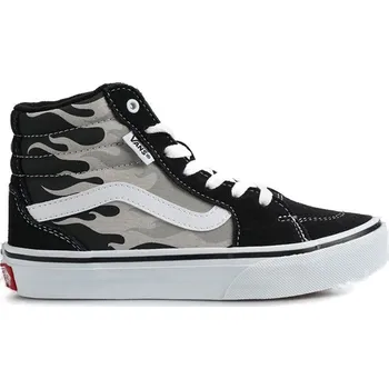 Chlapecká vycházková obuv VANS-YT Filmore HI (Suede/Canvas) grey/white Šedá 36