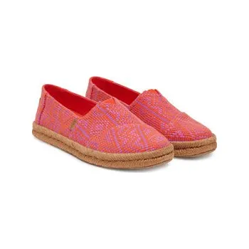 Dámská obuv Espadrilky Toms Diamond Global 10021885 Červená 41