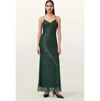 Dámské šaty Šaty AllSaints CHANTELLE W062DB zelená 79X, vel. 40