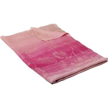 Šála Kašmírská vlněná pašmína exclusive s růžovou