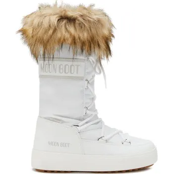 Dámská obuv Dámské vysoké zimní boty MOON BOOT-MB LTRACK MONACO WP-A001 WHITE Bílá 42