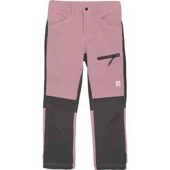 Snowboardové kalhoty Dívčí turistické kalhoty COLOR KIDS-Pants Outdoor - Stretch, foxglove Růžová 152