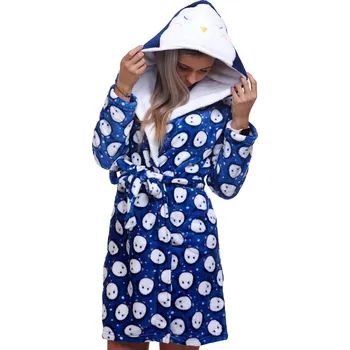 Dámský župan Dámský župan Pingu 1Z0965 modrá s