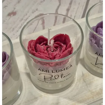Svíčka AMI LUMEA Sójová svíčka AMI LUMEA, Red love