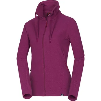 Dámská mikina Dámská zateplená turistická mikina se zipem NORTHFINDER-TAMMY-510cherry Růžová XL
