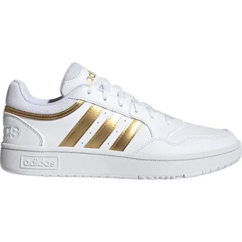 Dámské tenisky Dámská rekreační obuv ADIDAS-Hoops 3.0 cloud white/cloud white/matt gold Bílá 36 2/3