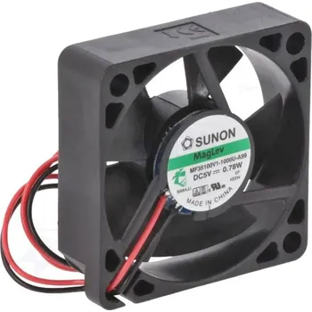 PC ventilátor Sunon Ventilátor: DC; axiální; 5VDC; 35x35x10mm; 12,17m3/h; 28dBA; Vapo MF35100V1-1000U-A99