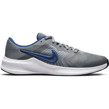 Dětská móda Juniorská sportovní obuv (tréninková) NIKE-Downshifter 11 GS smoke grey/game royal Šedá 37,5