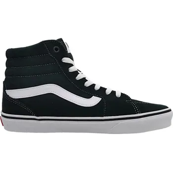 Pánská vycházková obuv VANS-MN Filmore HI (Suede) scarab/white Šedá 44