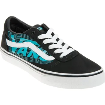 Dámská obuv Chlapecká rekreační obuv VANS-YT Ward Glow Vans Neon blue/black Černá 38,5