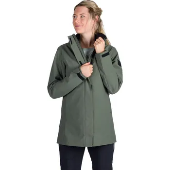 Pánská softshellová bunda Dámská turistická softshellová bunda NORTHFINDER-LUCINDA-300darkgreen Zelená M