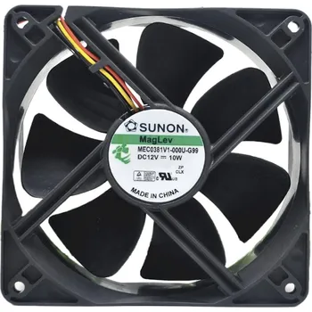 PC ventilátor Sunon DC axiální ventilátor 120×120×38 mm, 12 V DC, 48 dB MEC0381V1-000U-G99