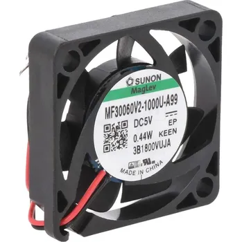 Průmyslový ventilátor Sunon DC axiální ventilátor 30×30×6 mm, 5 V DC, 15.7 dB MF30060V2-1000U-A99
