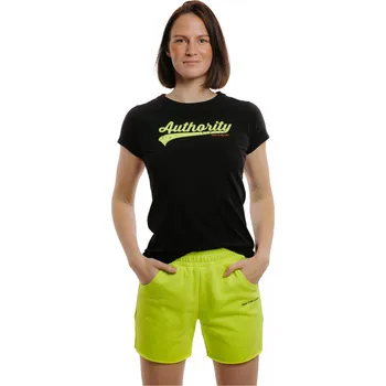 Dámské legíny Dámské teplákové kraťasy AUTHORITY-TS_LOA W yellow Žlutá S