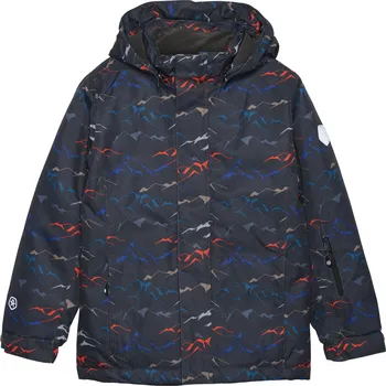 Dětská lyžařská bunda COLOR KIDS-Ski Jacket - AOP, phantom Černá 116