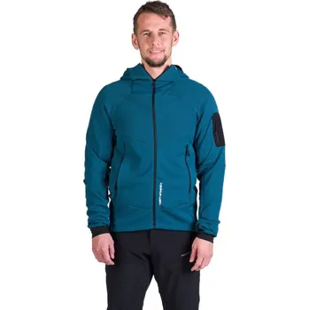 Pánská mikina Pánská turistická mikina se zipem NORTHFINDER-GIOELE-630inkblueblack Modrá XXL