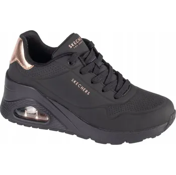 Dámská tenisová obuv Dámská rekreační obuv SKECHERS-Uno Wedge black/rose Černá 37