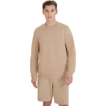 Oblečení a móda Pánská mikina 4F-SWEATSHIRT M1622-83S-BEIGE Béžová M
