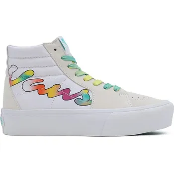 Dámské tenisky Dámská vycházková obuv VANS-UA SK8-HI Platform 2 (Spring Fade) white/true white Bílá 39