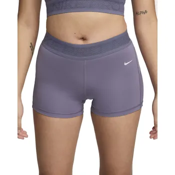 Pánské kraťasy Dámské tréninkové kraťasy NIKE-W NP DF MR 3IN MESH SHORT-509 DAYBREAK/WHITE Fialová L