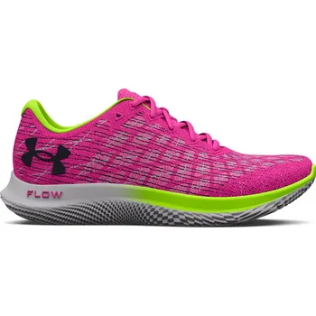 Dámská sportovní obuv Dámská běžecká obuv UNDER ARMOUR-UA W FLOW Velociti Wind 2 rebel pink/lime surge/black Růžová 40