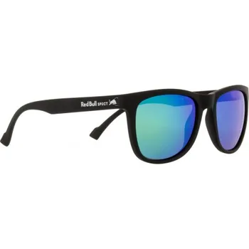 Sluneční brýle Sluneční brýle RED BULL SPECT-LAKE-004P, matt black rubber, smoke with green mirror, CAT3, POL, 54-19-145 Černá 54-19-145