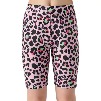 Dámské legíny Dívčí kraťasy 4F JUNIOR-TIGHTS-4FJWSS24TTIGF133-56A-LIGHT PINK ALLOVER Růžová 146/152