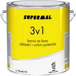 Supermal 3v1 S2177 0570 zeleň tmavá vrchní syntetická barva na kovy, 2,5 l