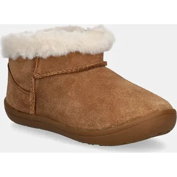 Dívčí obuv Dětské zimní boty UGG KINSEY hnědá barva, 1157631T 82X, EUR 19.5
