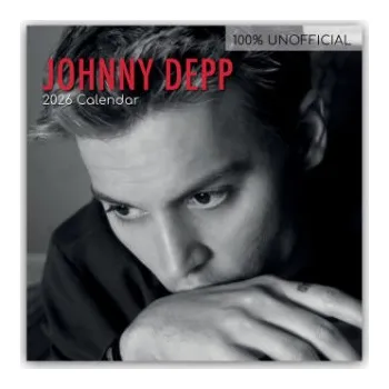 Diář Johnny Depp 2026 - 16-Monatskalender (EN)