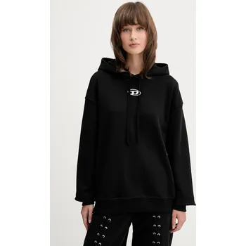 Dámská mikina Bavlněná mikina Diesel F-BUXT-HOOD-OD A19448.0BMBJ černá 99X, vel. XL