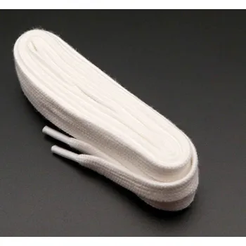 Tkaničky do bot Tkaničky do bot ploché - bavlněné - silné - bílé - délka 100 cm