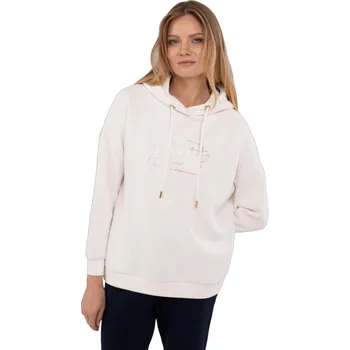 Dámská mikina Dámská mikina s kapucí VOLCANO-B-FUNDY-101-CREAM Béžová L