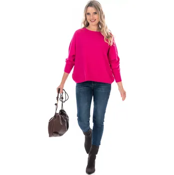 Dámský svetr Dámský svetřík PRIYANKA Růžová 44/48