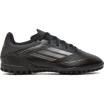 Turfy Pánské fotbalové kopačky turfy ADIDAS-F50 Club M TF core black/iron metallic/gold metallic Černá 46