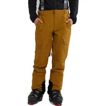 Snowboardové kalhoty Pánské lyžařské kalhoty FUNDANGO-Sierra Colourblock Pants-240-mustard Černá S
