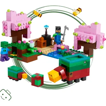 Stavebnice LEGO LEGO® Minecraft® Zahrada s rozkvetlými třešněmi - obal 2. jakosti / 21260-x